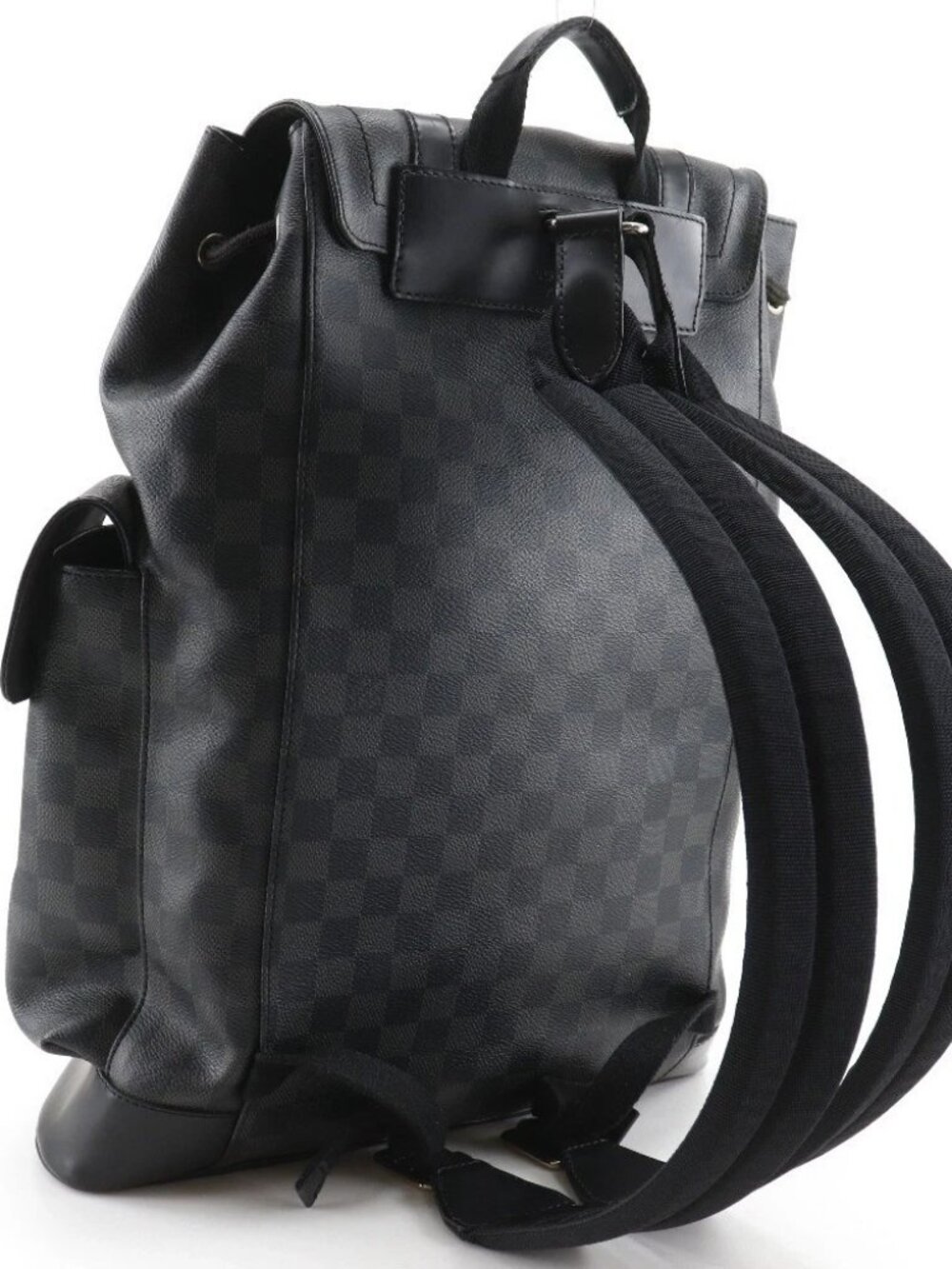 LOUIS VUITTON Christopher PM Backpack Daypack N41379 black Damier Grafitto.. - Picture 3 of 12